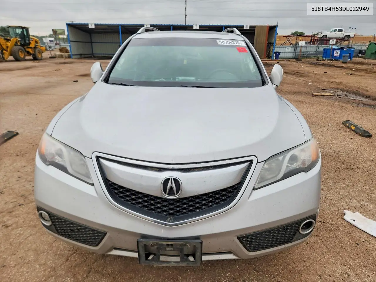 2013 Acura Rdx Technology VIN: 5J8TB4H53DL022949 Lot: 58360876