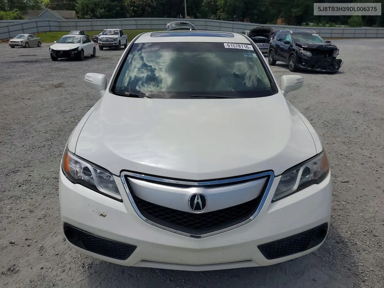 2013 Acura Rdx VIN: 5J8TB3H39DL006375 Lot: 61578116