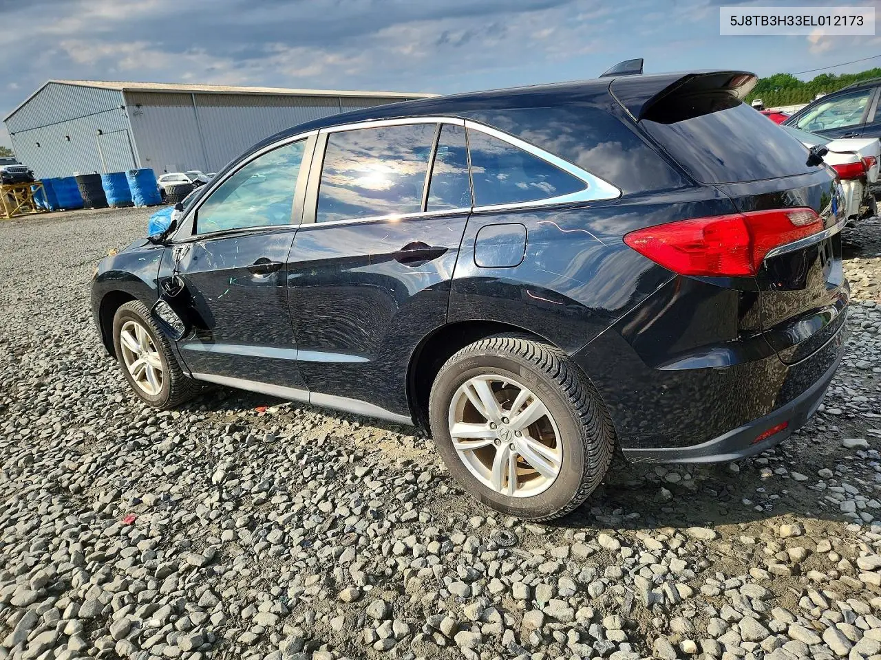 2014 Acura Rdx VIN: 5J8TB3H33EL012173 Lot: 57937476