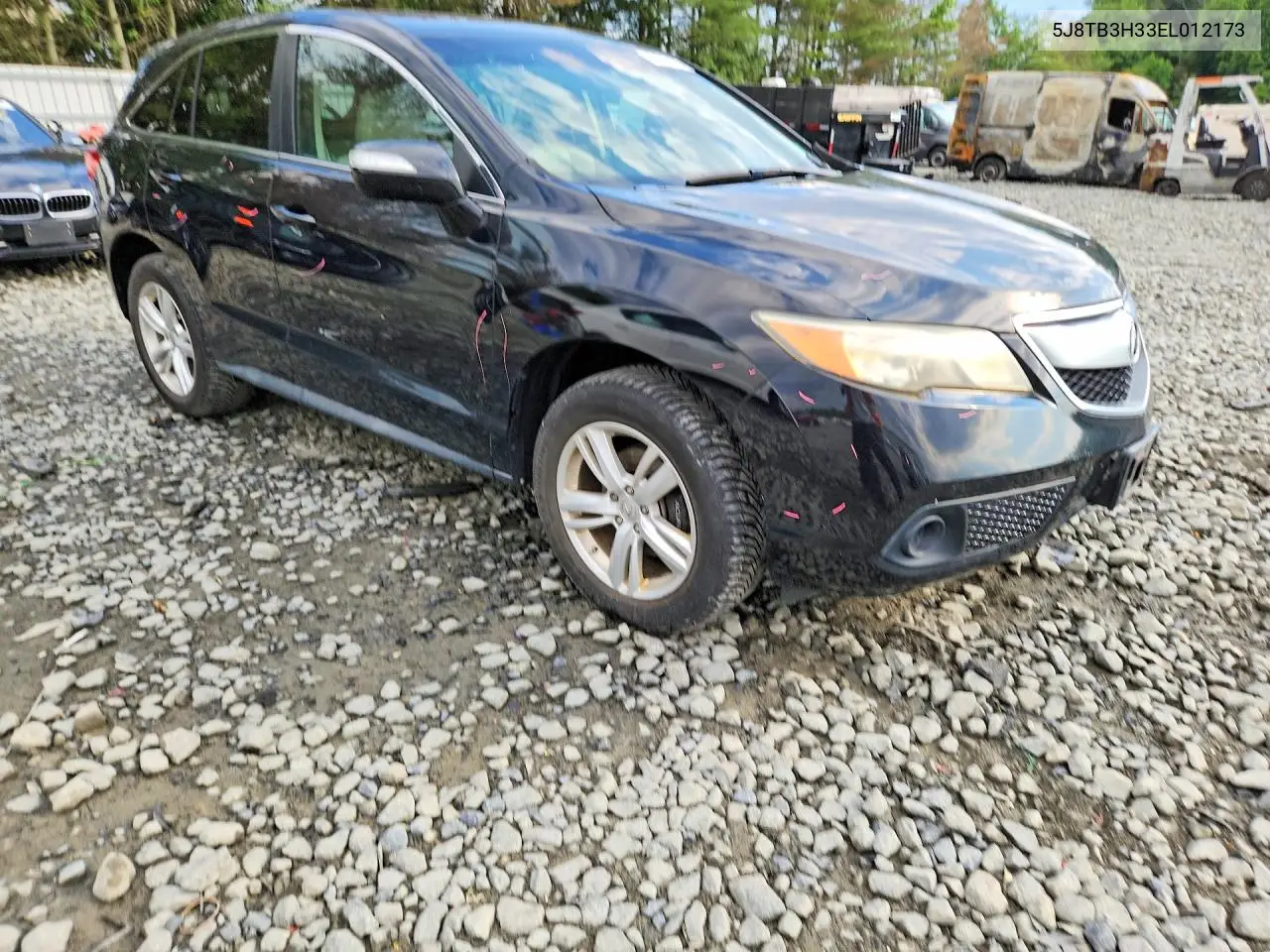 2014 Acura Rdx VIN: 5J8TB3H33EL012173 Lot: 57937476