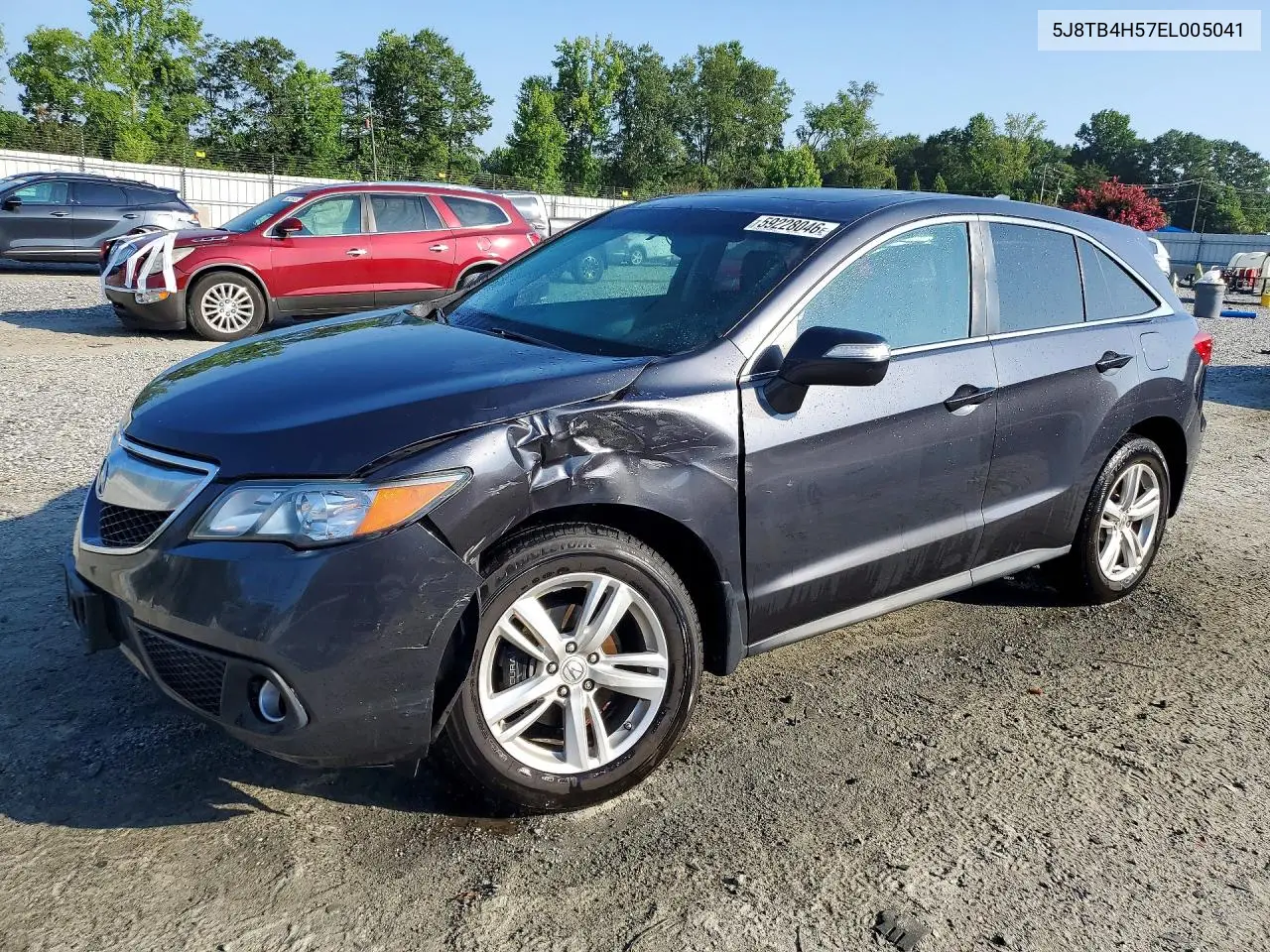 2014 Acura Rdx Technology VIN: 5J8TB4H57EL005041 Lot: 59228046