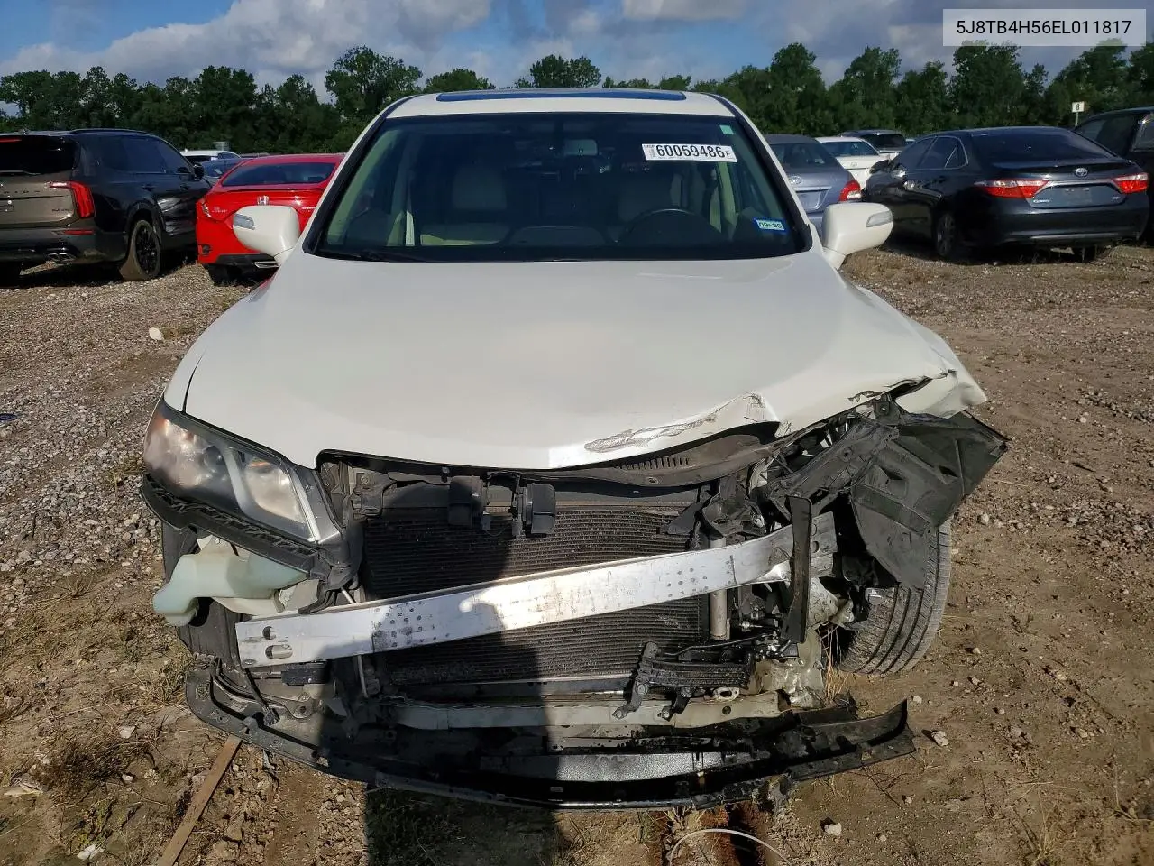 2014 Acura Rdx Technology VIN: 5J8TB4H56EL011817 Lot: 60059486