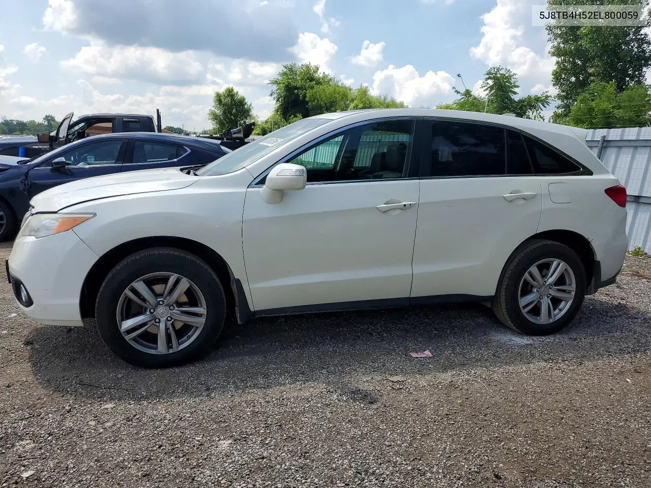 2014 Acura Rdx Technology VIN: 5J8TB4H52EL800059 Lot: 60137516