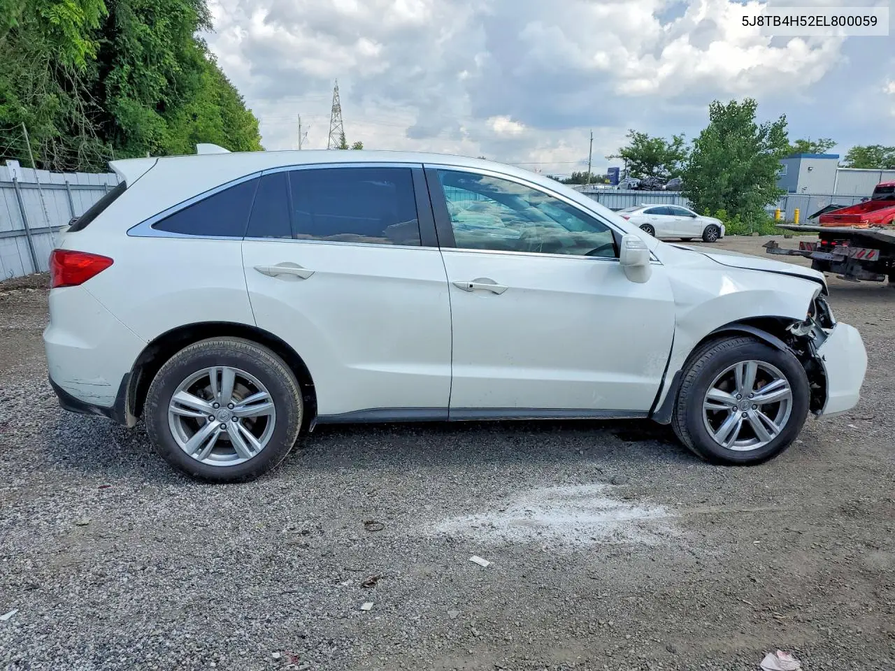 2014 Acura Rdx Technology VIN: 5J8TB4H52EL800059 Lot: 60137516