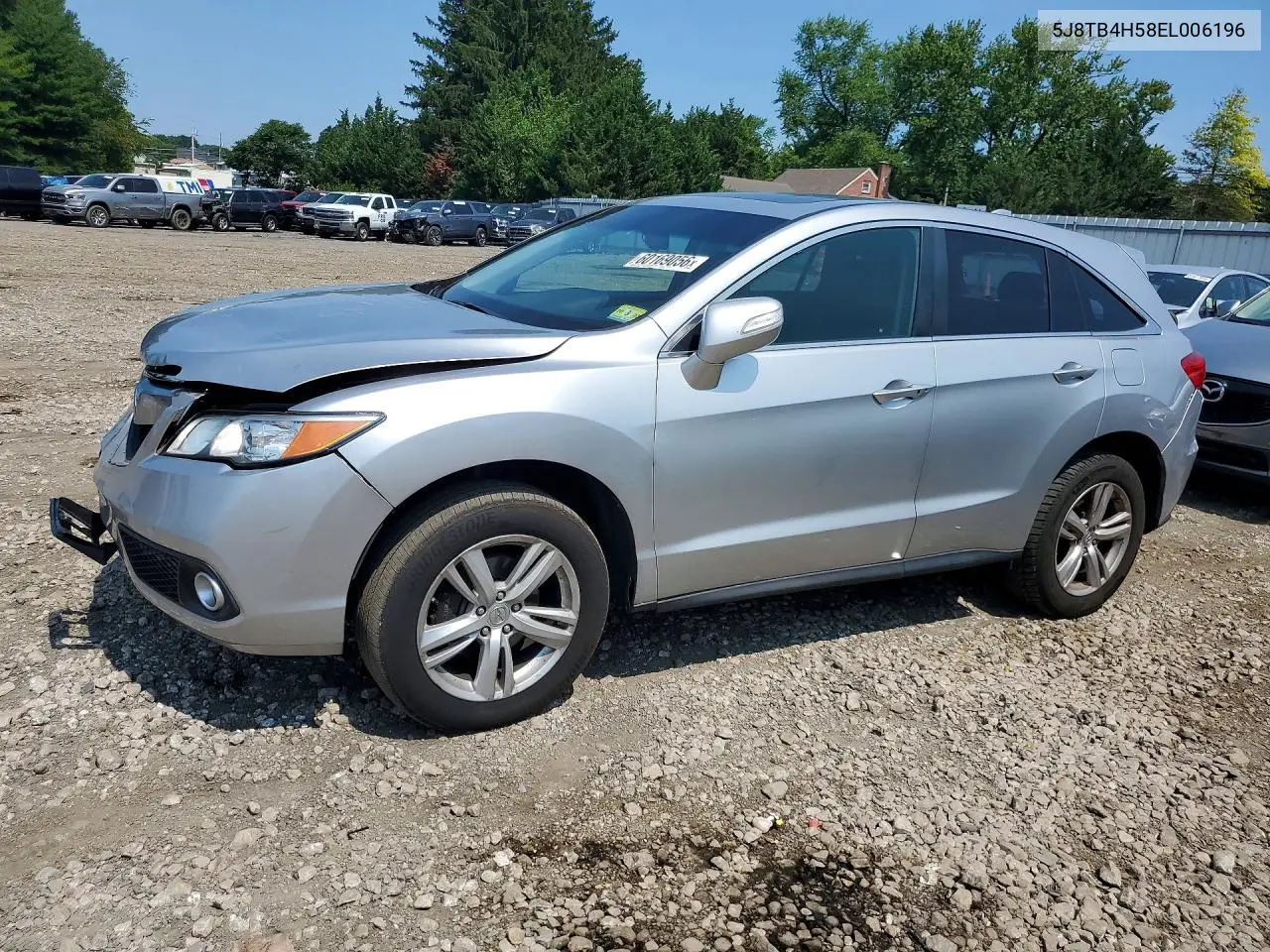 2014 Acura Rdx Technology VIN: 5J8TB4H58EL006196 Lot: 60169056