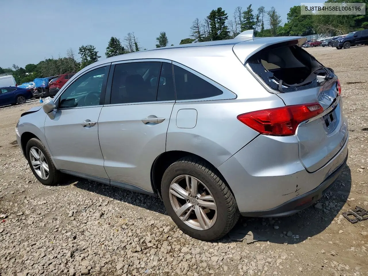 2014 Acura Rdx Technology VIN: 5J8TB4H58EL006196 Lot: 60169056