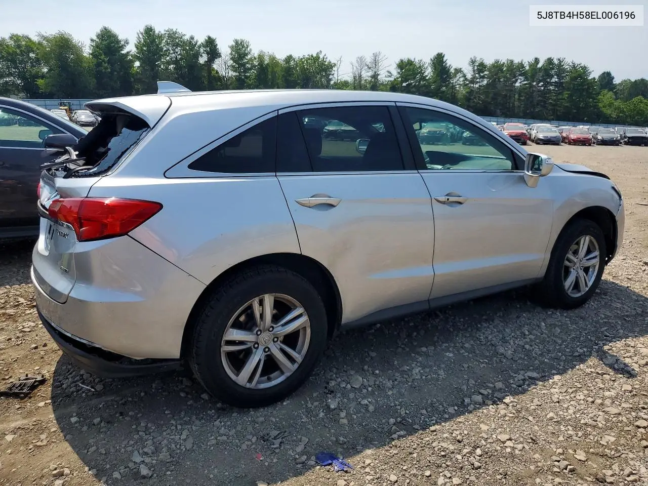 2014 Acura Rdx Technology VIN: 5J8TB4H58EL006196 Lot: 60169056