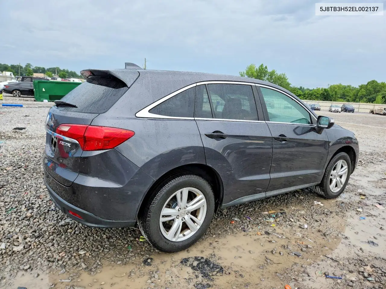 2014 Acura Rdx Technology VIN: 5J8TB3H52EL002137 Lot: 60399276