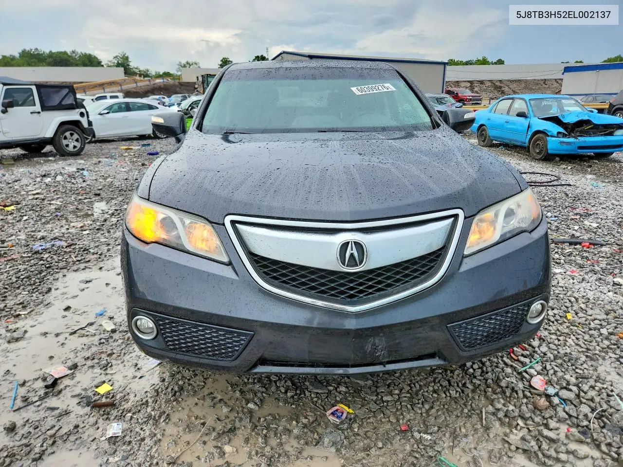 2014 Acura Rdx Technology VIN: 5J8TB3H52EL002137 Lot: 60399276