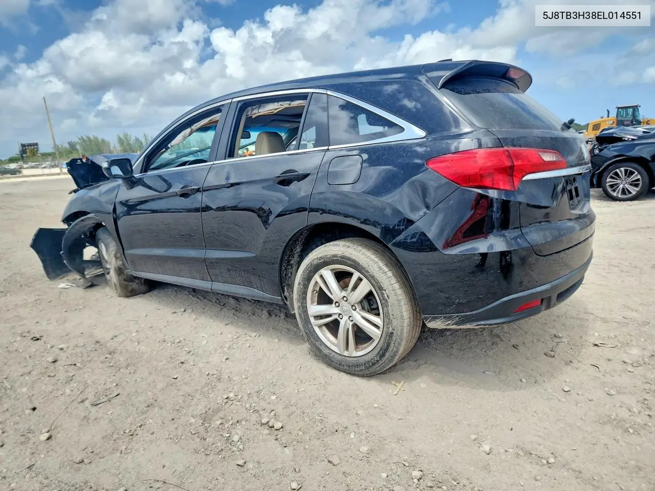 2014 Acura Rdx VIN: 5J8TB3H38EL014551 Lot: 60739096