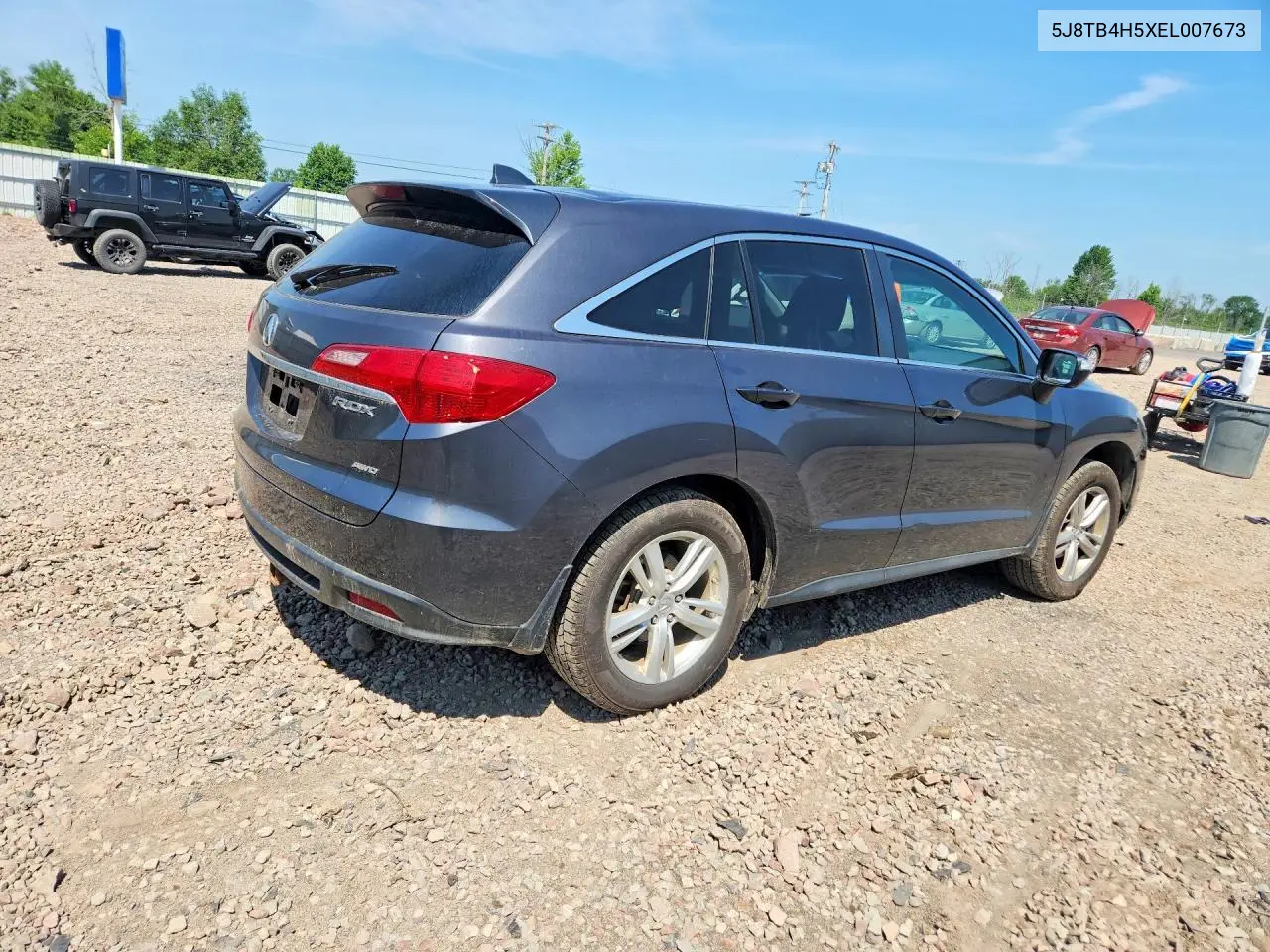 2014 Acura Rdx Technology VIN: 5J8TB4H5XEL007673 Lot: 60805776