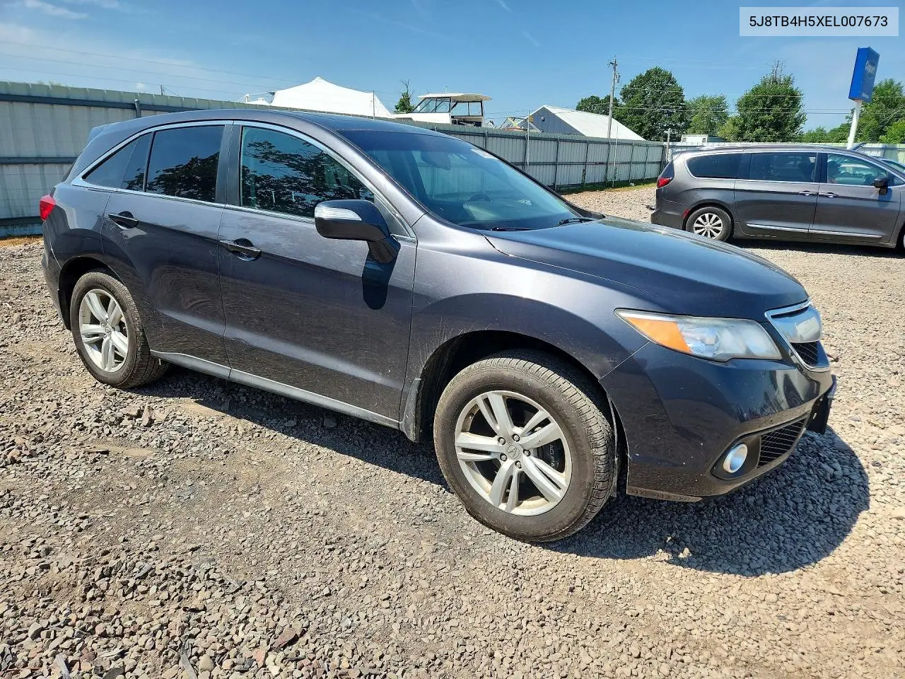 2014 Acura Rdx Technology VIN: 5J8TB4H5XEL007673 Lot: 60805776