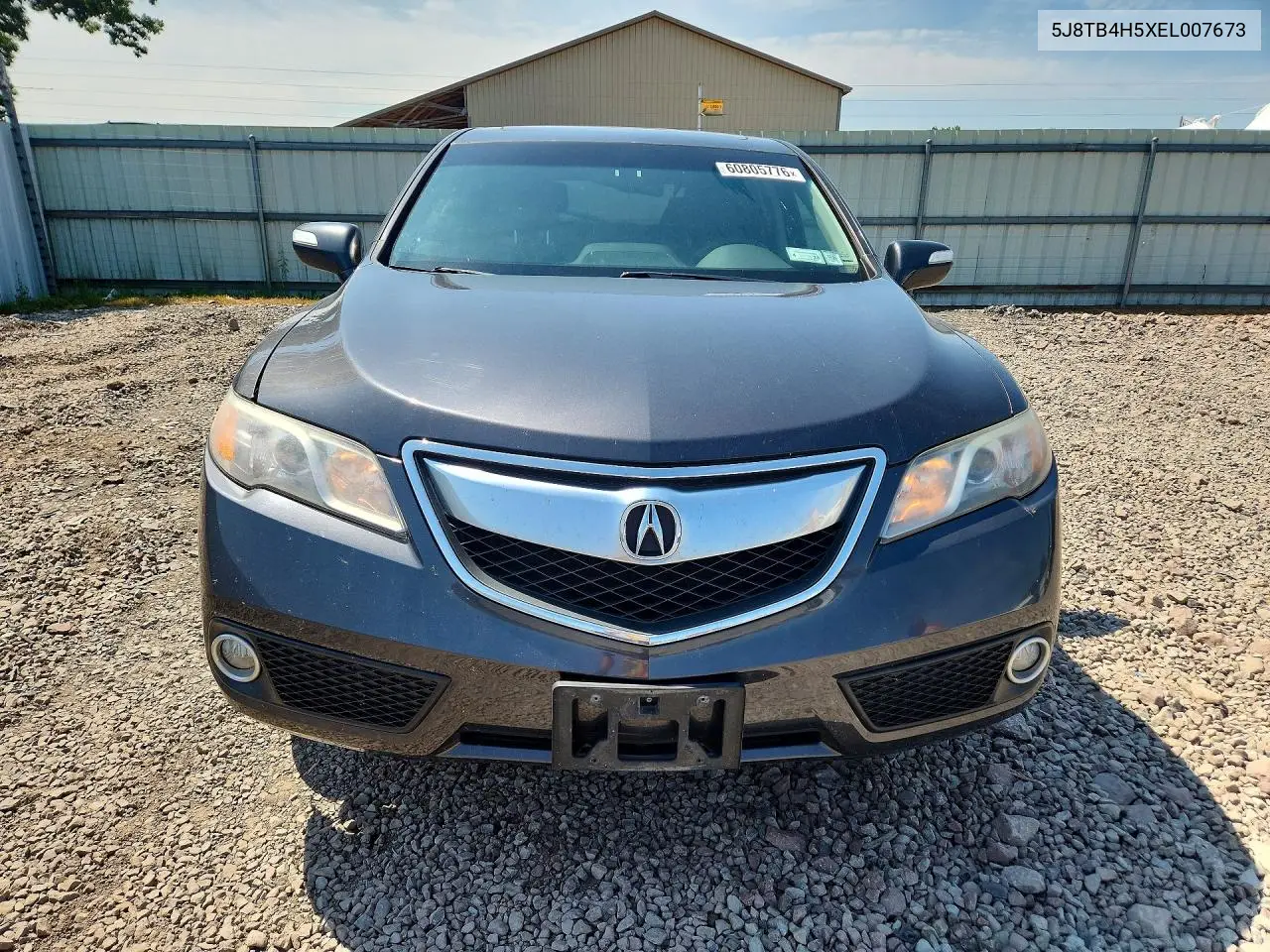 2014 Acura Rdx Technology VIN: 5J8TB4H5XEL007673 Lot: 60805776
