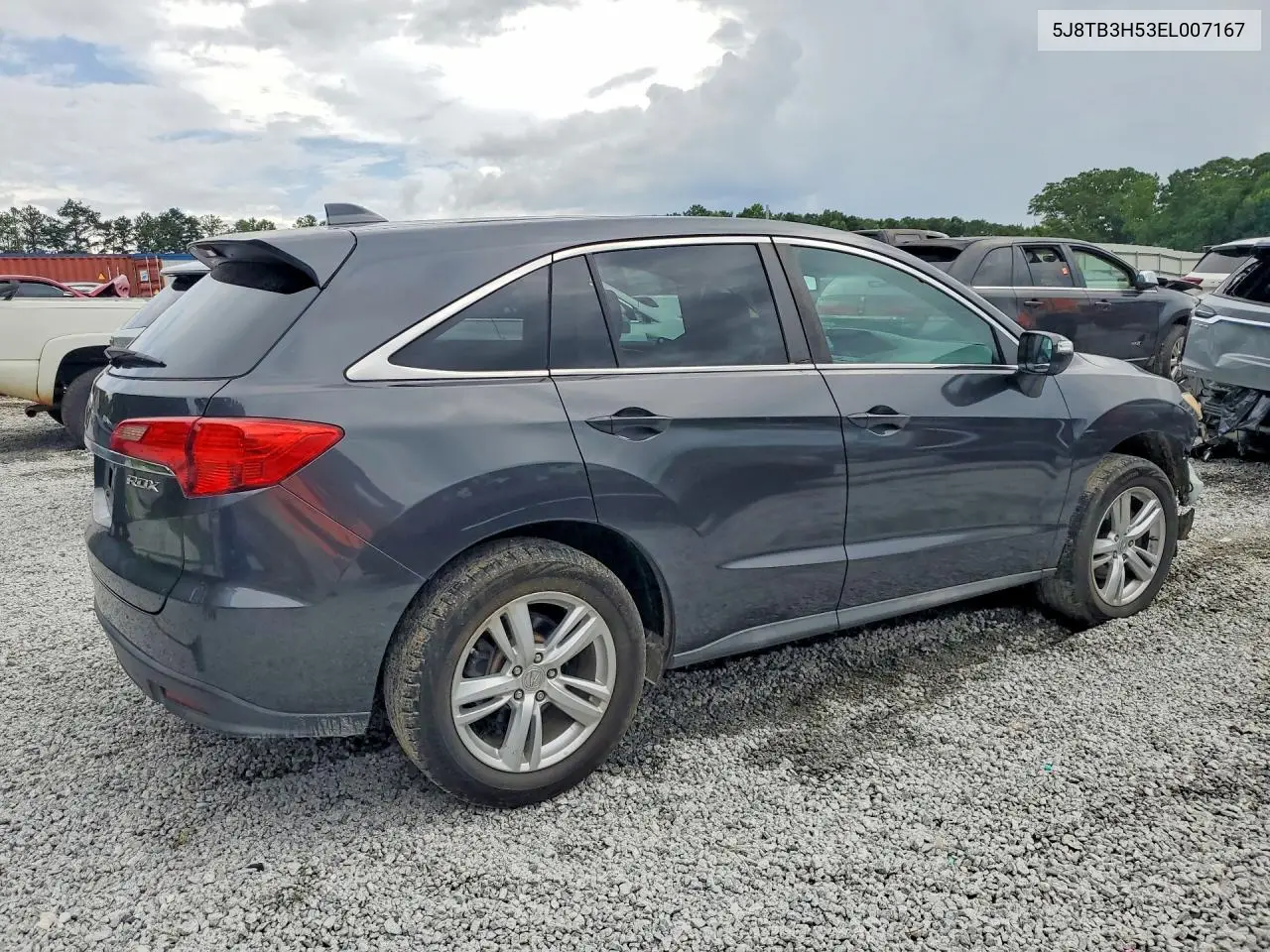 2014 Acura Rdx Technology VIN: 5J8TB3H53EL007167 Lot: 61035886