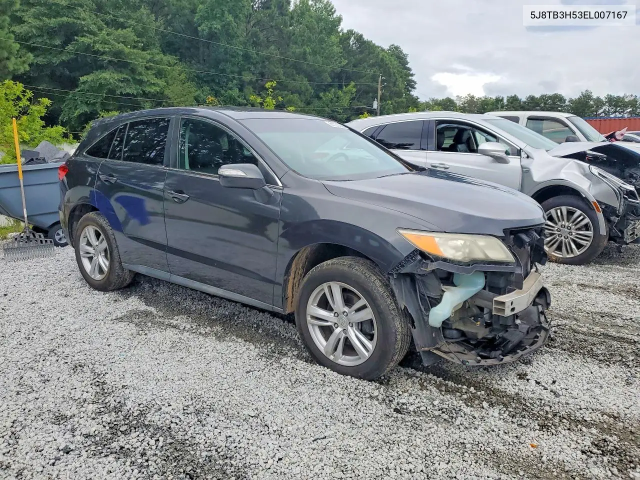 2014 Acura Rdx Technology VIN: 5J8TB3H53EL007167 Lot: 61035886