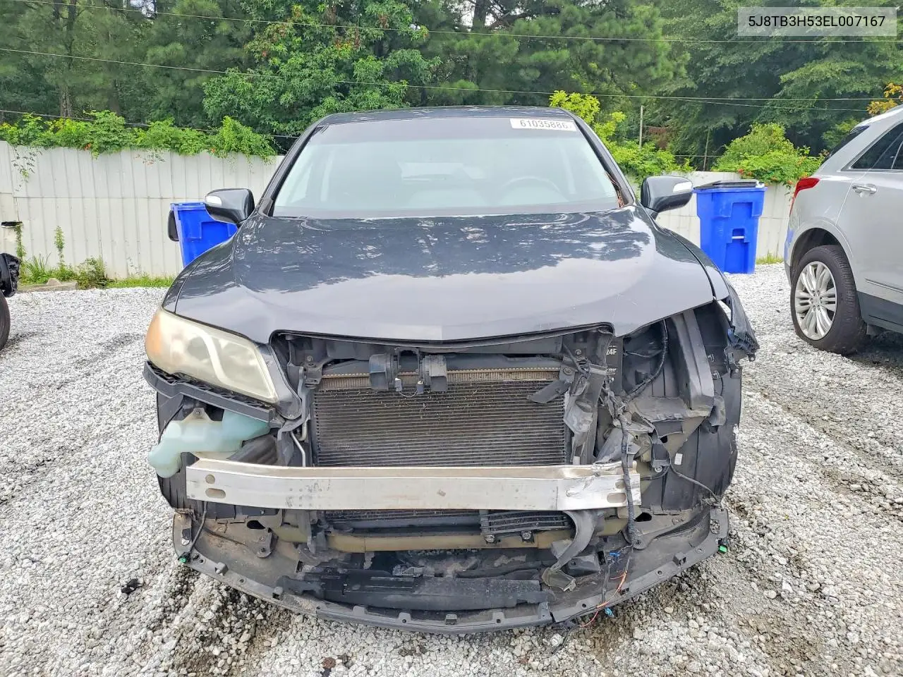 2014 Acura Rdx Technology VIN: 5J8TB3H53EL007167 Lot: 61035886
