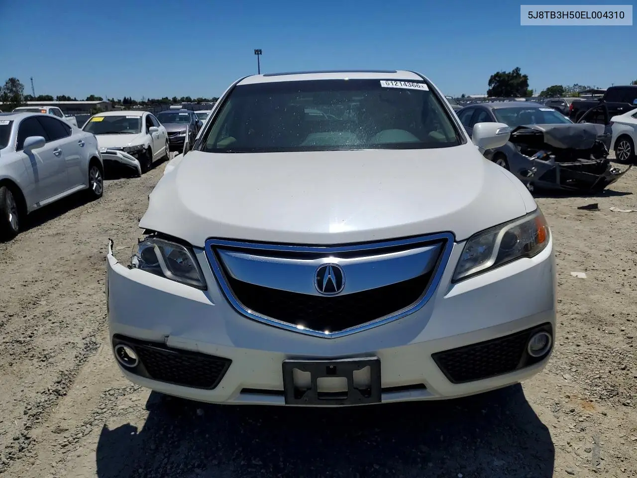 2014 Acura Rdx Technology VIN: 5J8TB3H50EL004310 Lot: 61214366