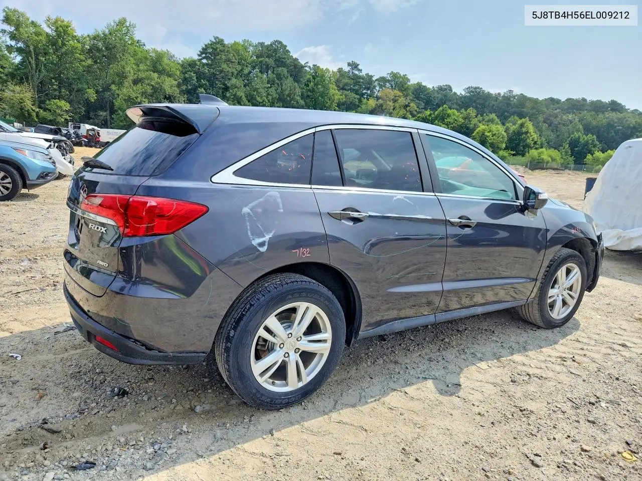 2014 Acura Rdx Technology VIN: 5J8TB4H56EL009212 Lot: 61378676