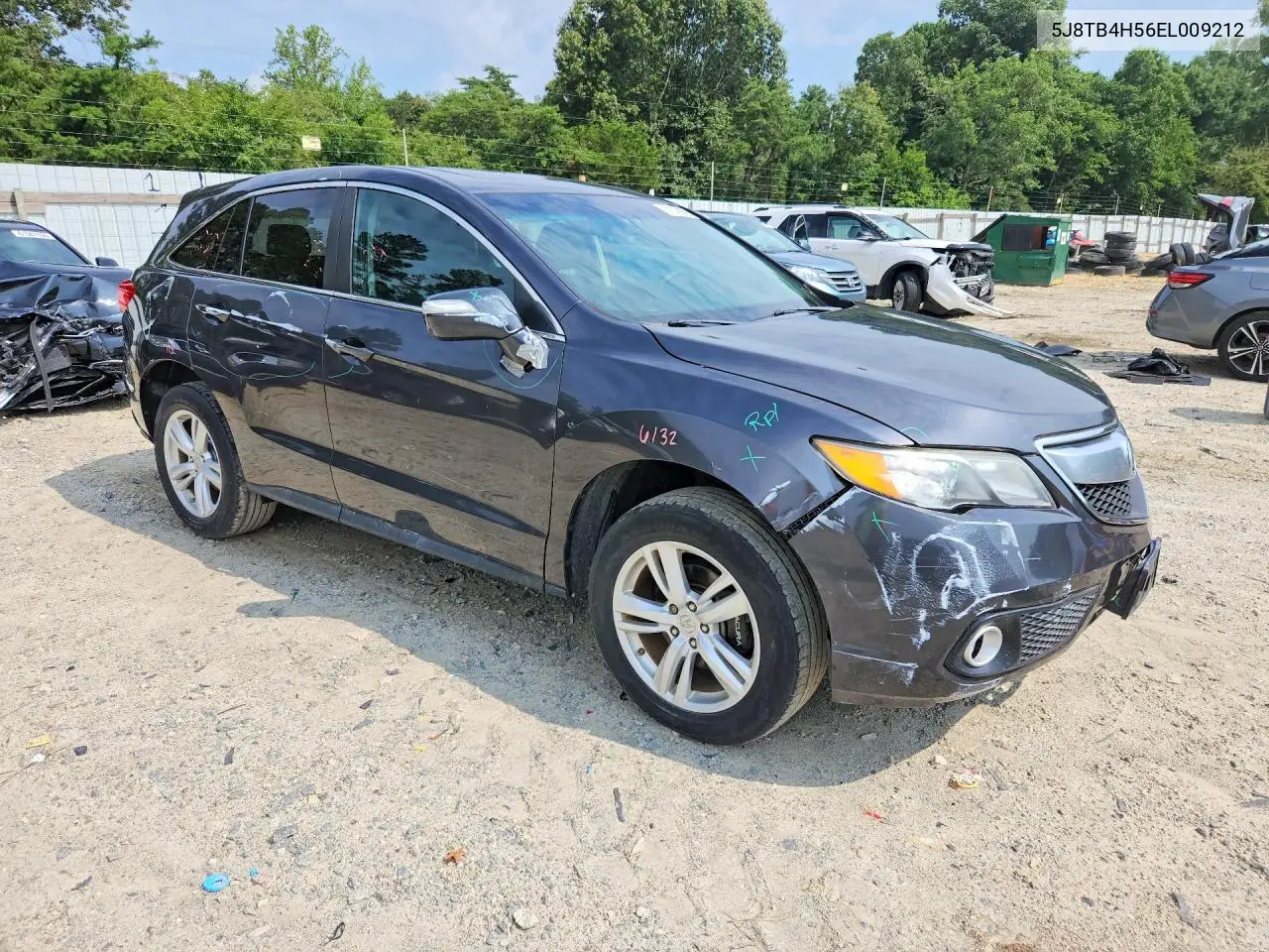 2014 Acura Rdx Technology VIN: 5J8TB4H56EL009212 Lot: 61378676