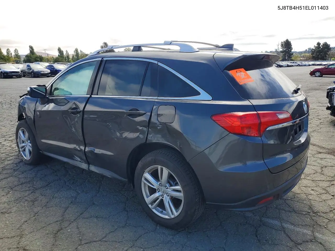 2014 Acura Rdx Technology VIN: 5J8TB4H51EL011403 Lot: 62171736