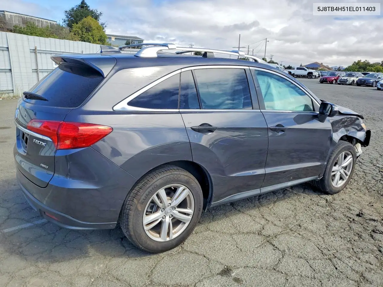2014 Acura Rdx Technology VIN: 5J8TB4H51EL011403 Lot: 62171736