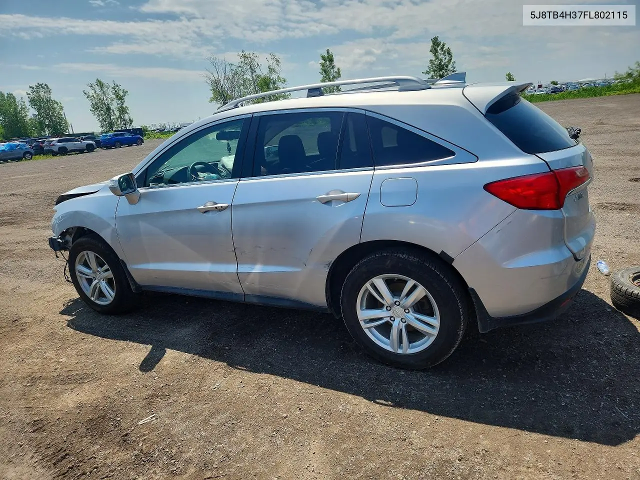2015 Acura Rdx VIN: 5J8TB4H37FL802115 Lot: 60292186