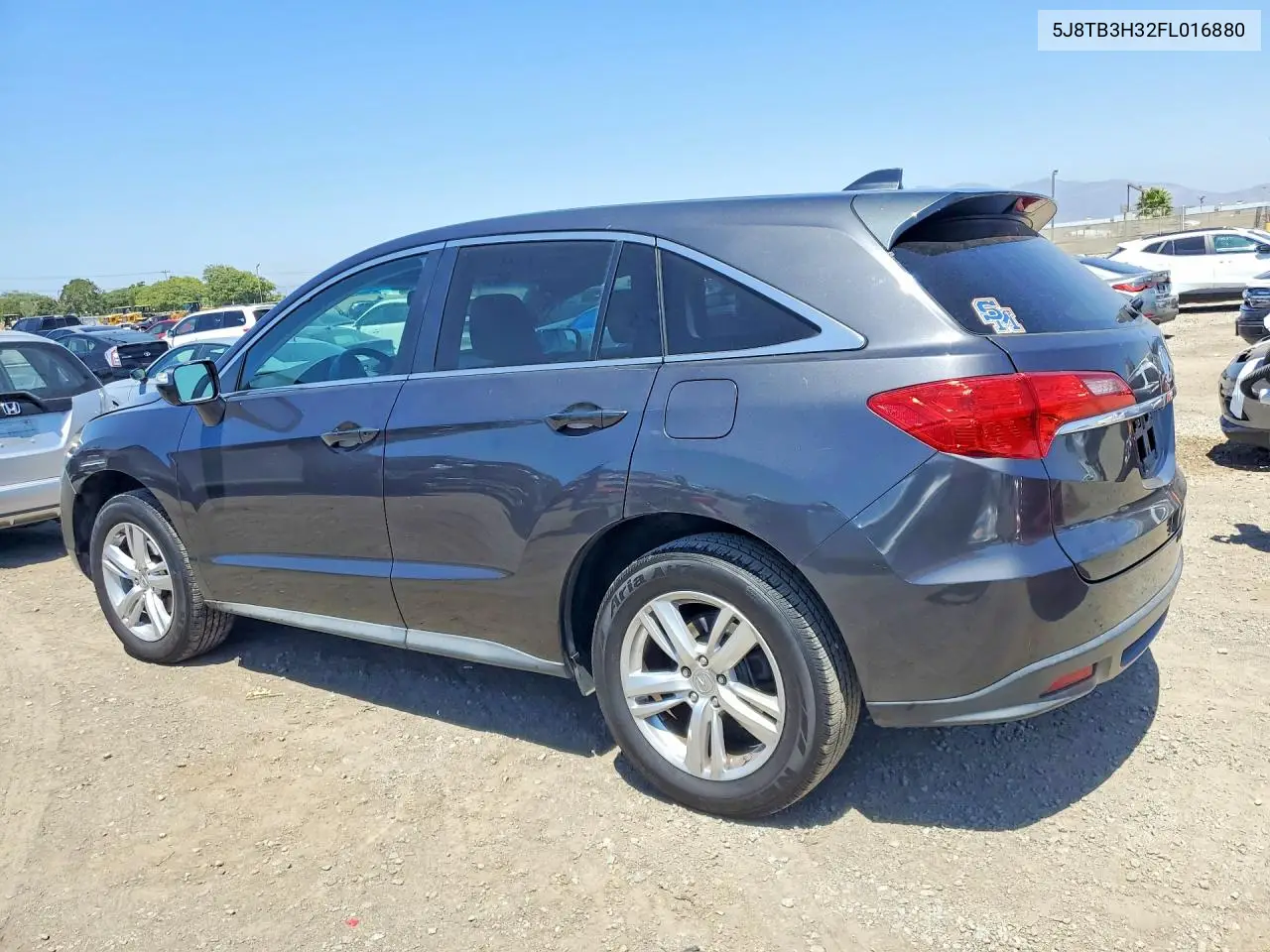 2015 Acura Rdx VIN: 5J8TB3H32FL016880 Lot: 60706646