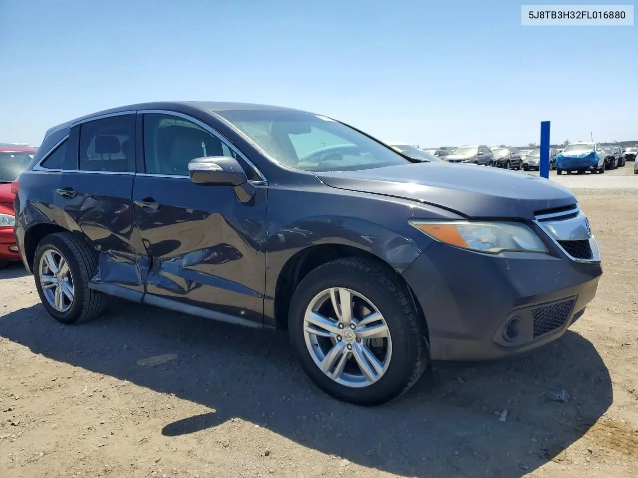 2015 Acura Rdx VIN: 5J8TB3H32FL016880 Lot: 60706646