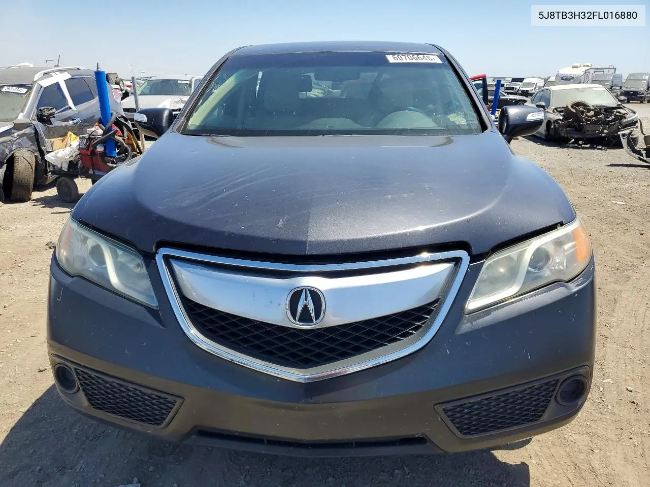 2015 Acura Rdx VIN: 5J8TB3H32FL016880 Lot: 60706646