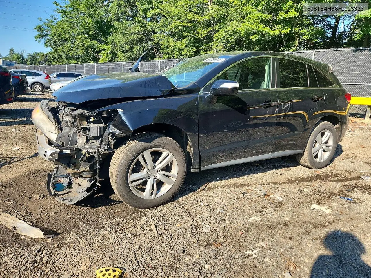 2015 Acura Rdx VIN: 5J8TB4H38FL023323 Lot: 60836546