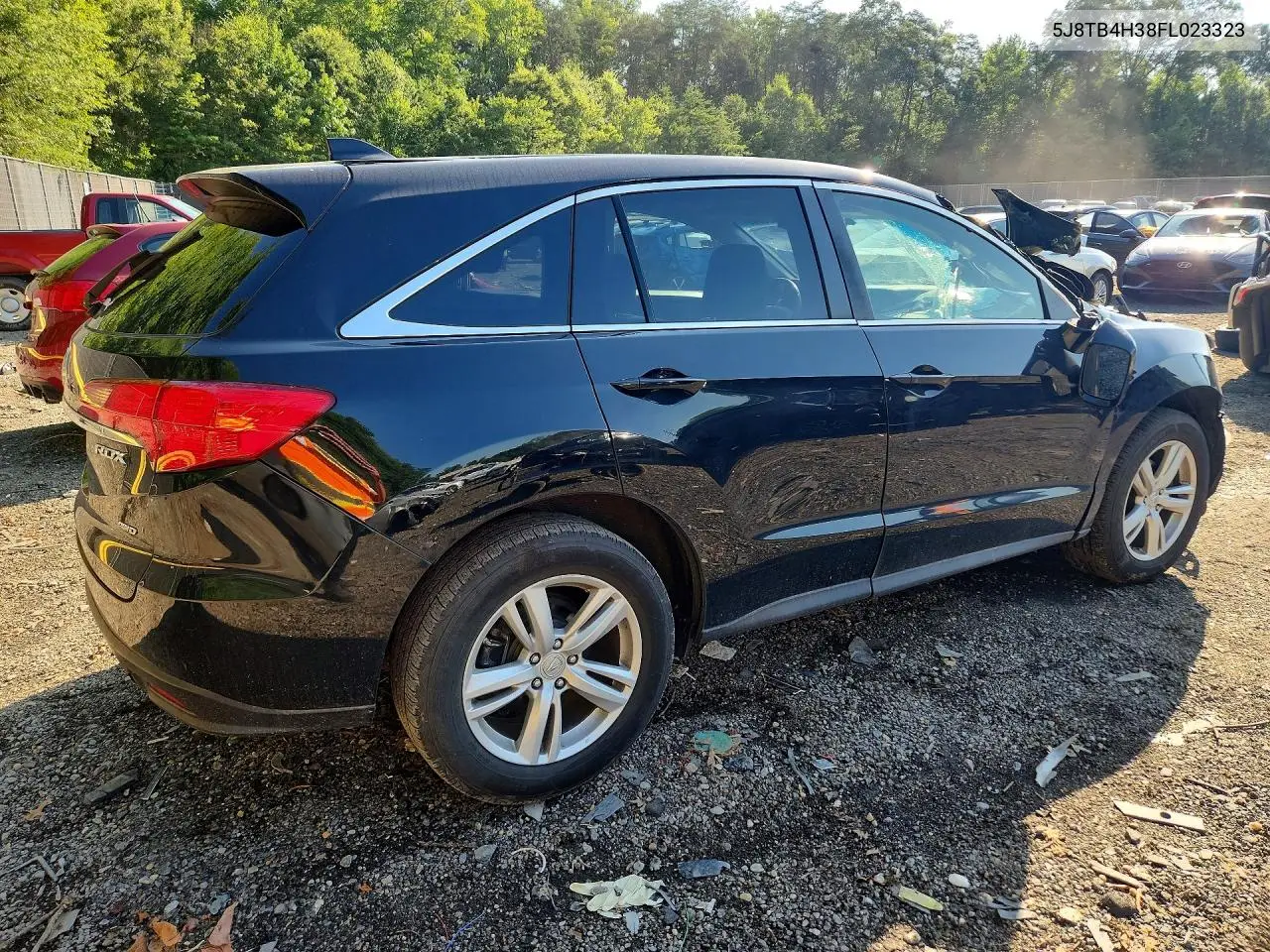 2015 Acura Rdx VIN: 5J8TB4H38FL023323 Lot: 60836546