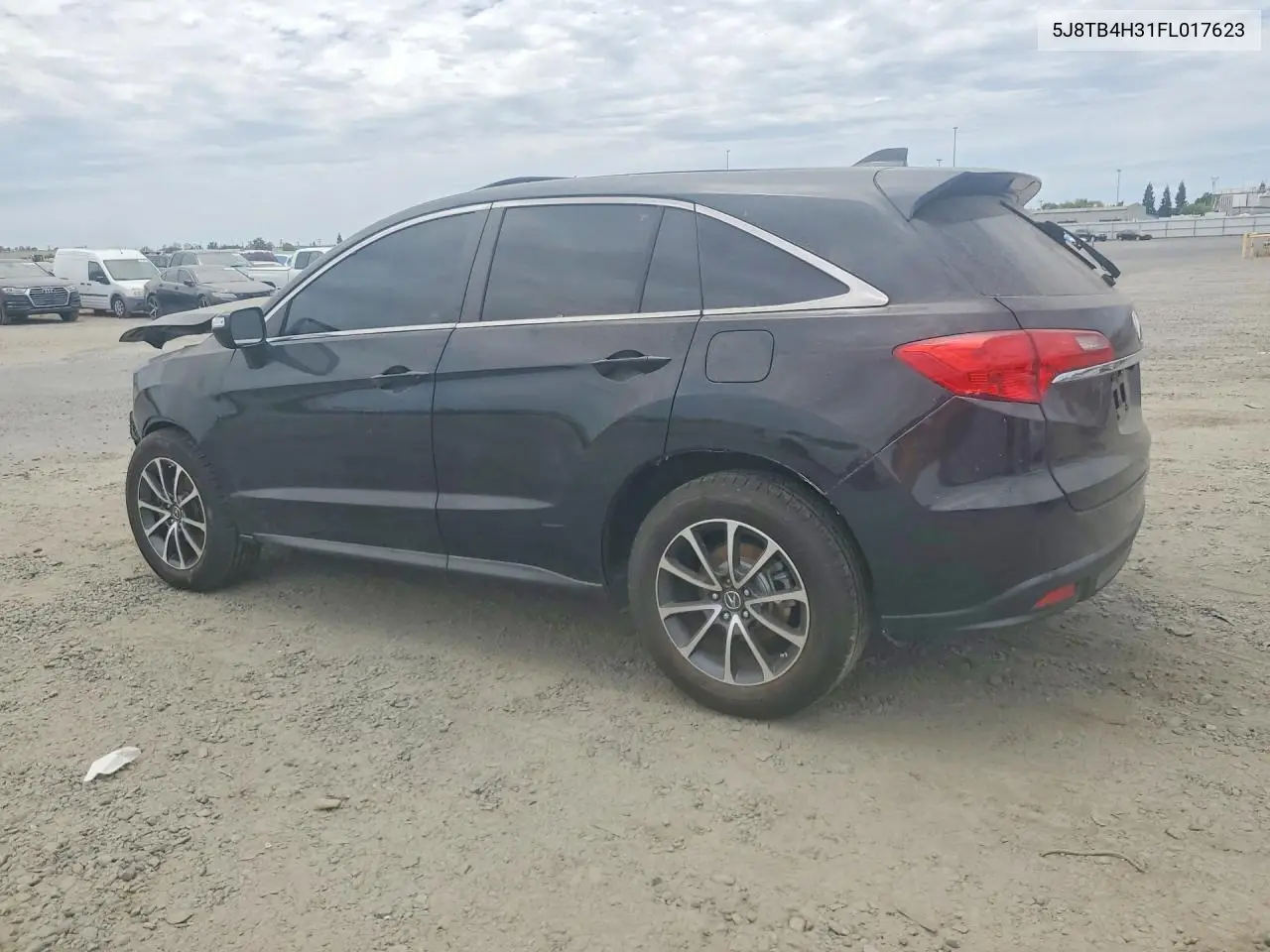 2015 Acura Rdx VIN: 5J8TB4H31FL017623 Lot: 60902246