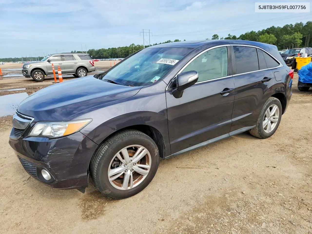 2015 Acura Rdx Technology VIN: 5J8TB3H59FL007756 Lot: 60992186