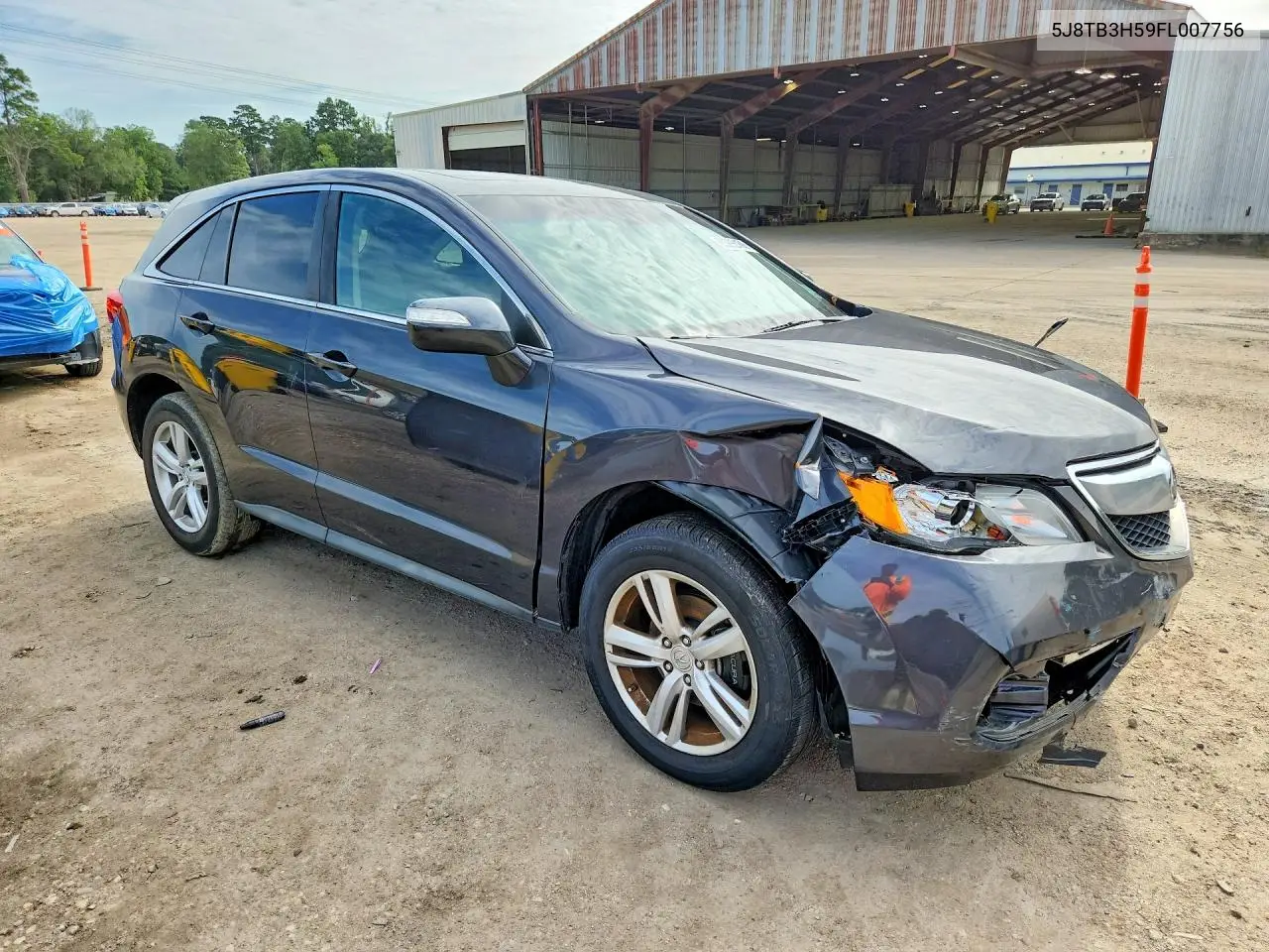 2015 Acura Rdx Technology VIN: 5J8TB3H59FL007756 Lot: 60992186