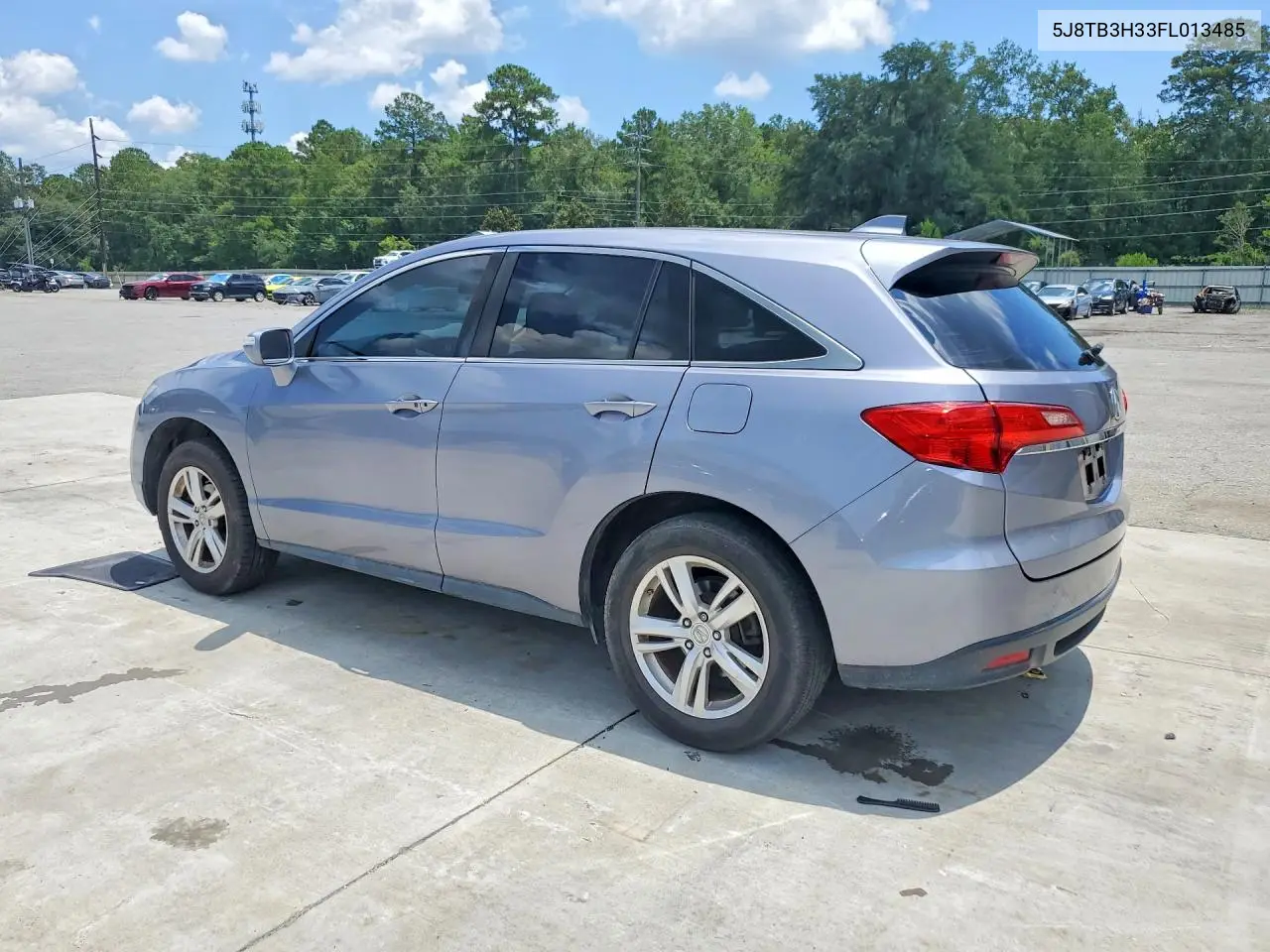 2015 Acura Rdx VIN: 5J8TB3H33FL013485 Lot: 61513856