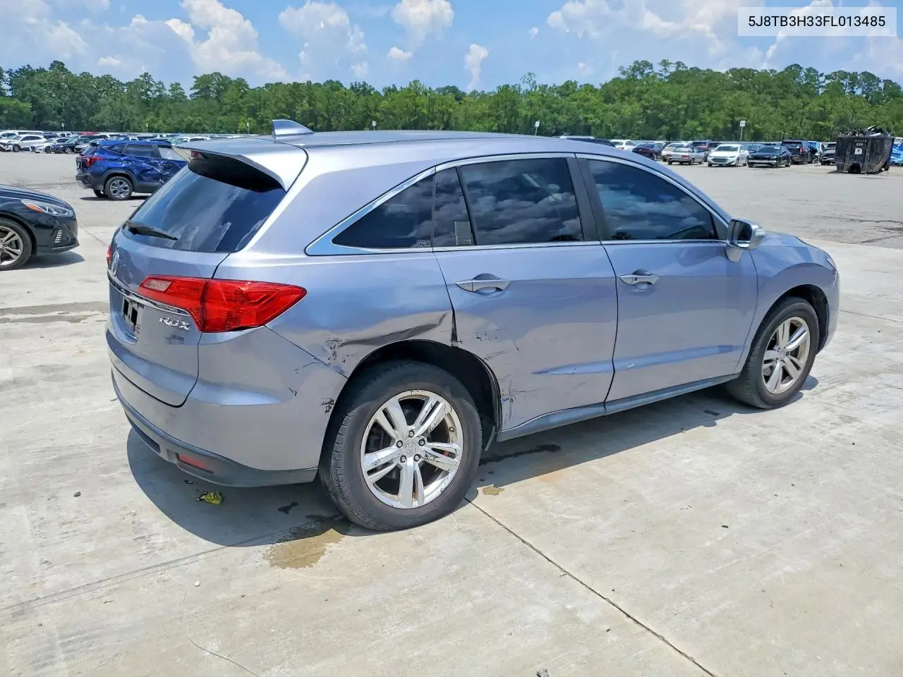 2015 Acura Rdx VIN: 5J8TB3H33FL013485 Lot: 61513856