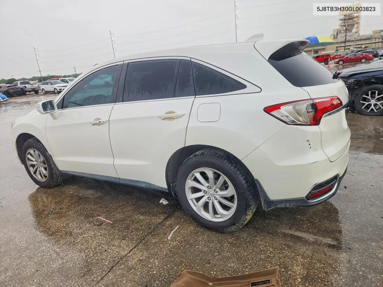 2016 Acura Rdx VIN: 5J8TB3H30GL003823 Lot: 59550626