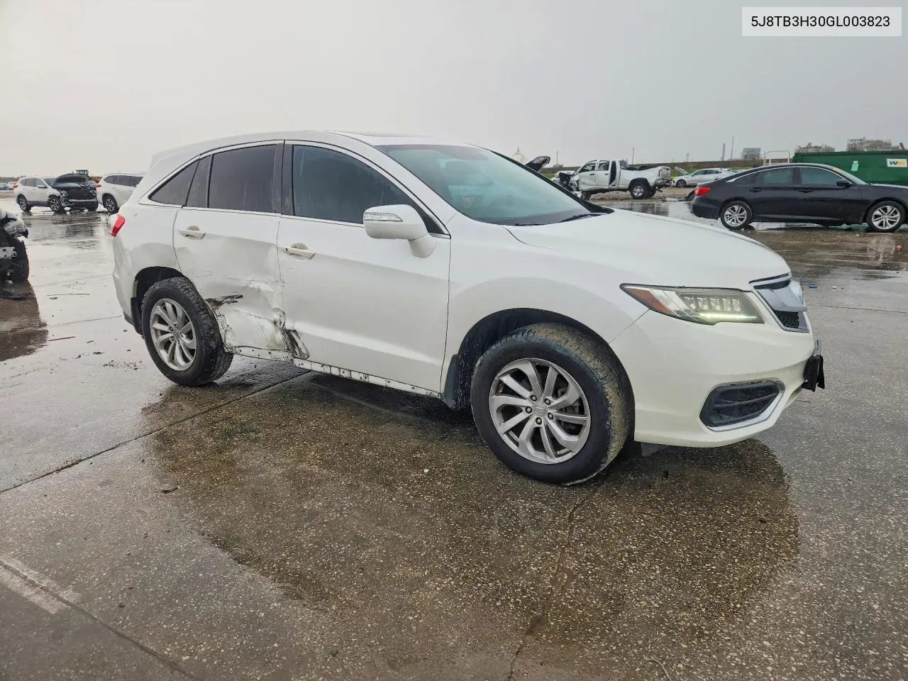 2016 Acura Rdx VIN: 5J8TB3H30GL003823 Lot: 59550626