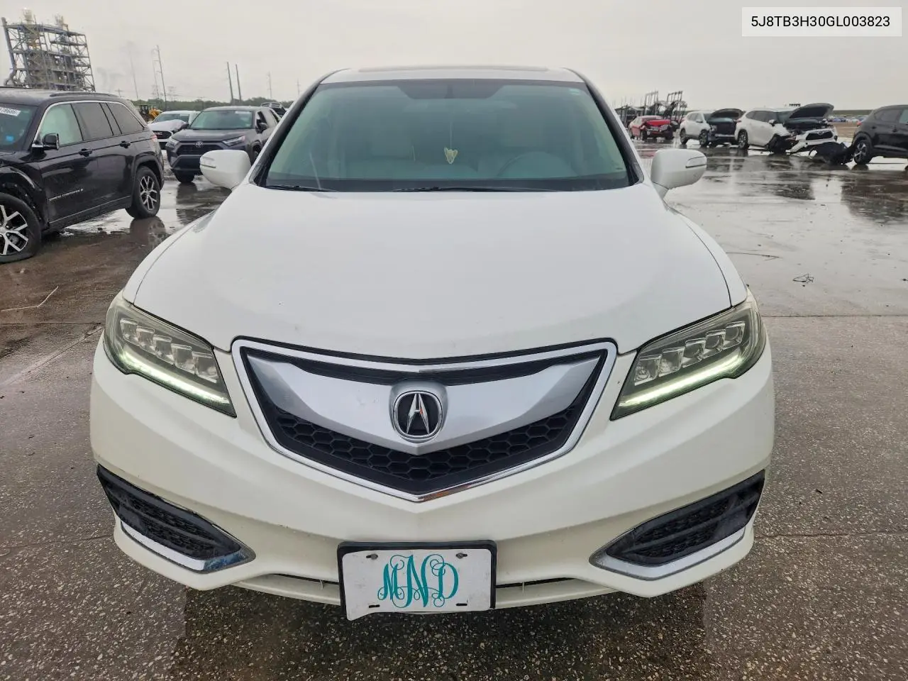 2016 Acura Rdx VIN: 5J8TB3H30GL003823 Lot: 59550626