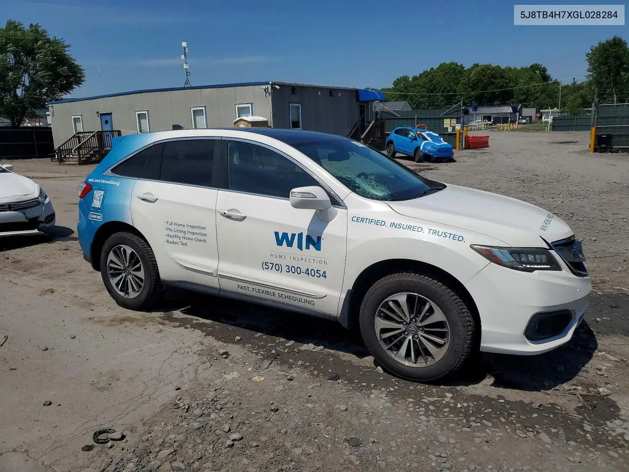 2016 Acura Rdx Advance VIN: 5J8TB4H7XGL028284 Lot: 59842576