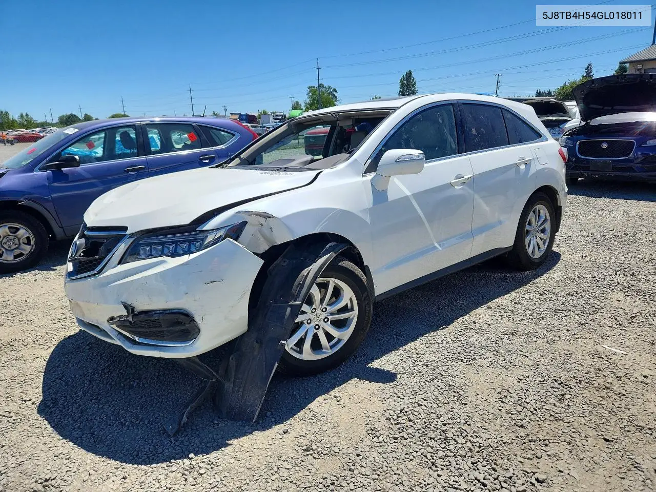 2016 Acura Rdx Technology VIN: 5J8TB4H54GL018011 Lot: 60024756