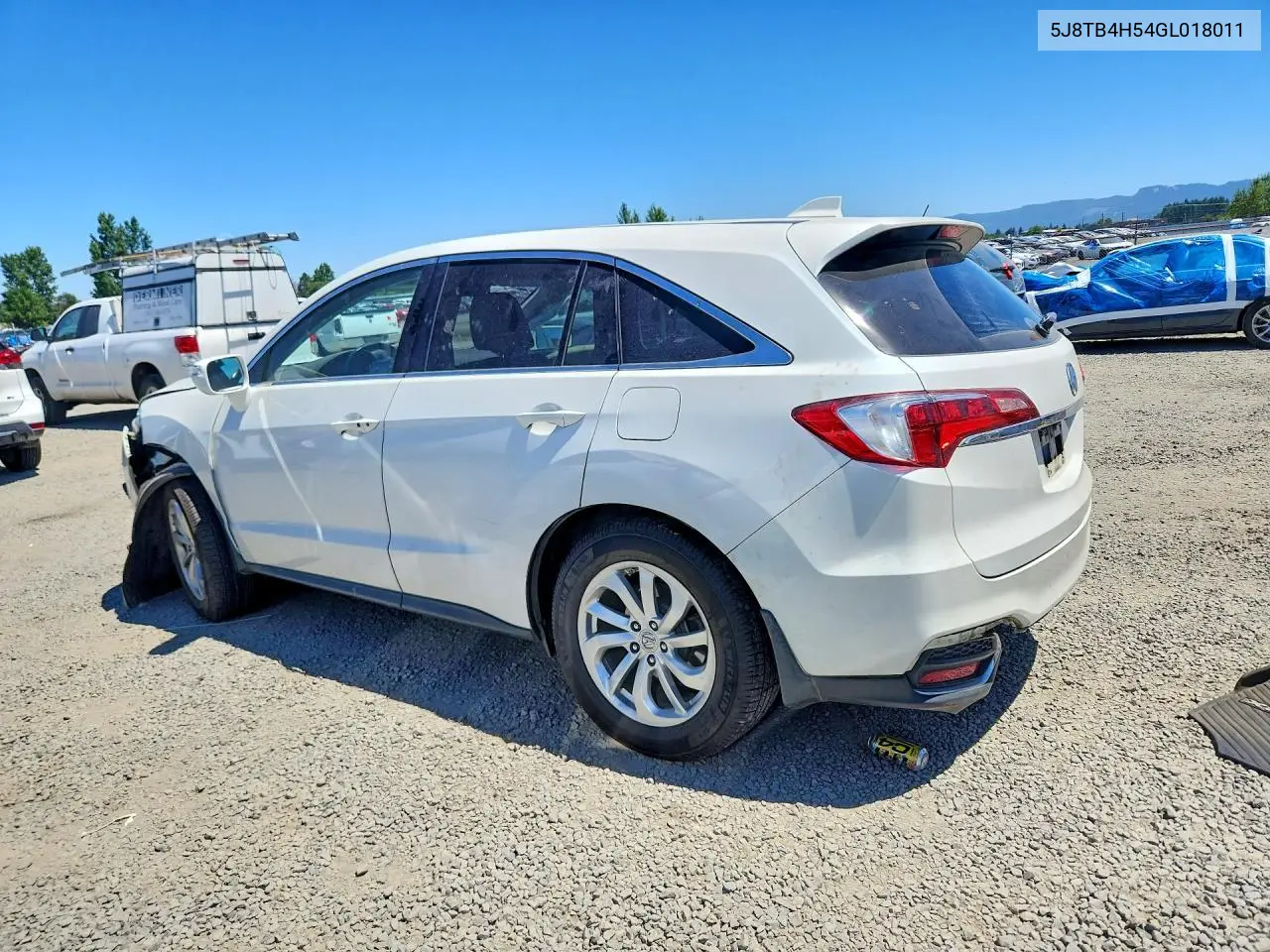 2016 Acura Rdx Technology VIN: 5J8TB4H54GL018011 Lot: 60024756