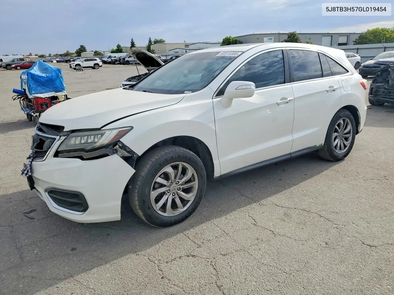2016 Acura Rdx Technology VIN: 5J8TB3H57GL019454 Lot: 60515386
