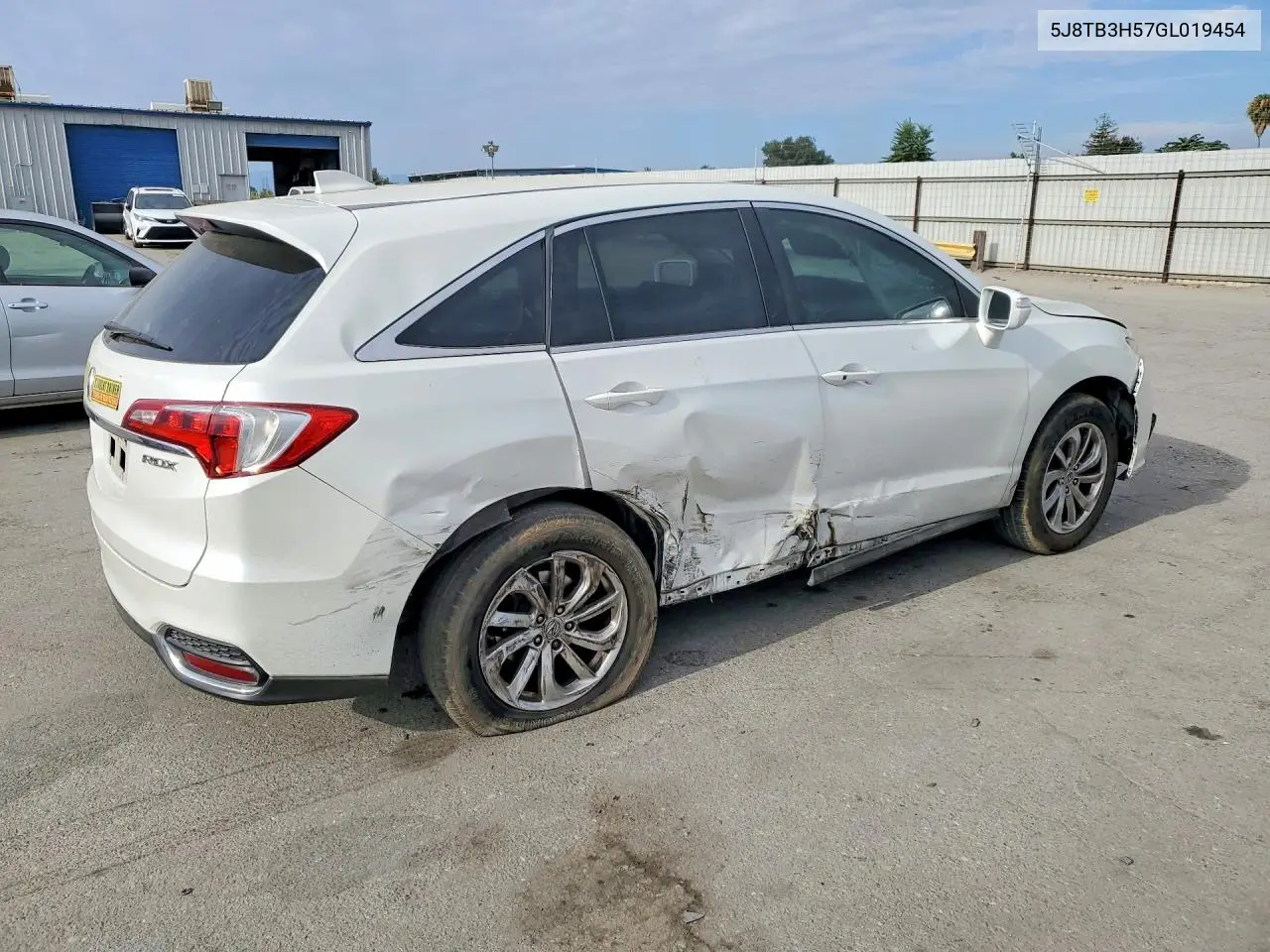 2016 Acura Rdx Technology VIN: 5J8TB3H57GL019454 Lot: 60515386