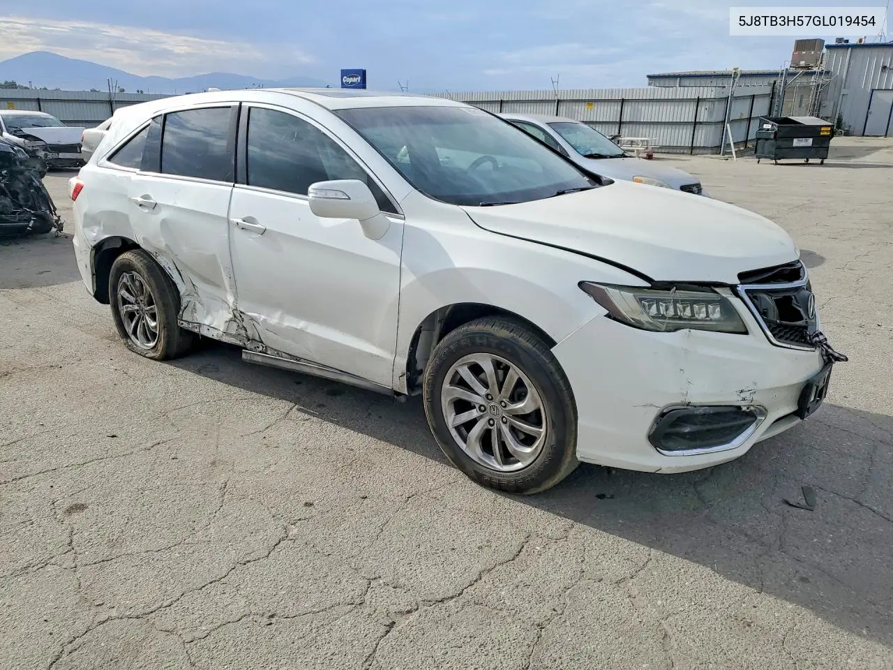 2016 Acura Rdx Technology VIN: 5J8TB3H57GL019454 Lot: 60515386