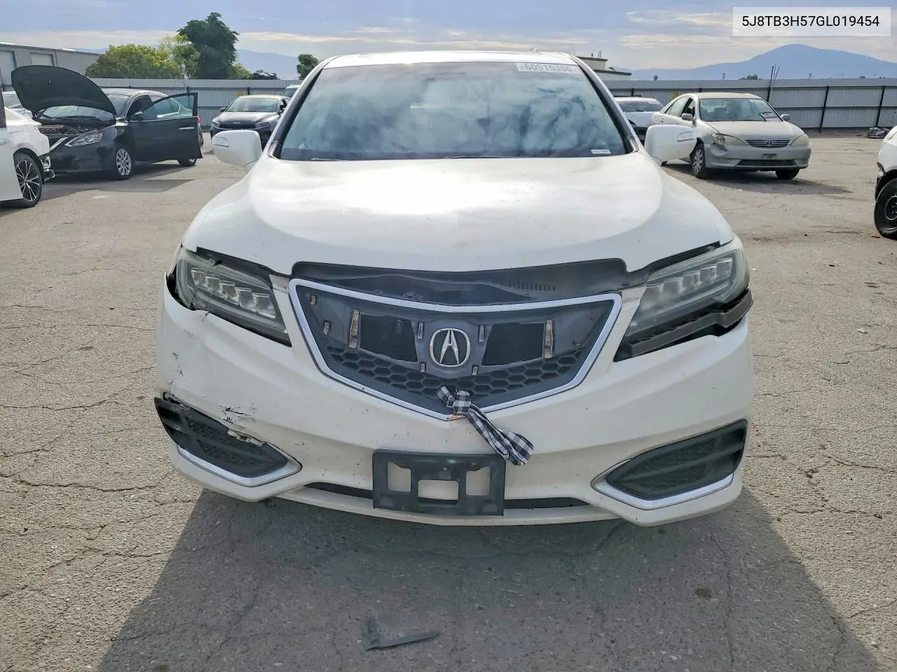 2016 Acura Rdx Technology VIN: 5J8TB3H57GL019454 Lot: 60515386