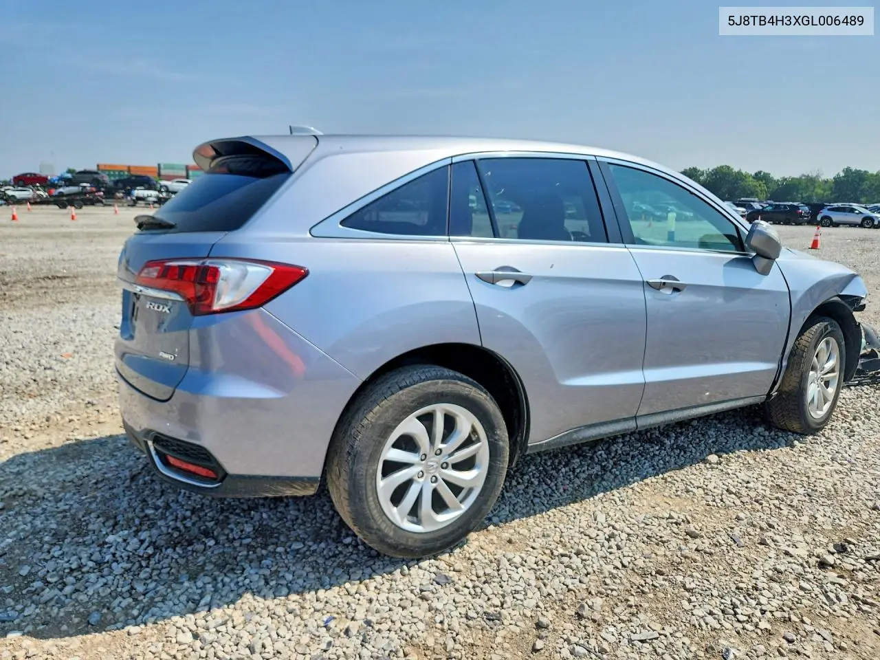 2016 Acura Rdx VIN: 5J8TB4H3XGL006489 Lot: 61554426