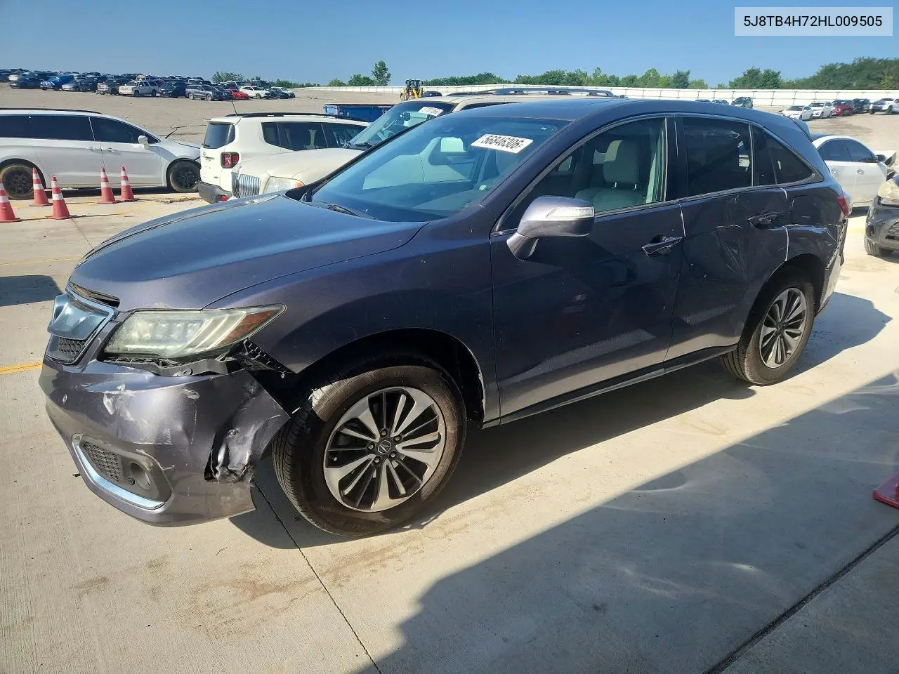 2017 Acura Rdx Advance VIN: 5J8TB4H72HL009505 Lot: 56846306
