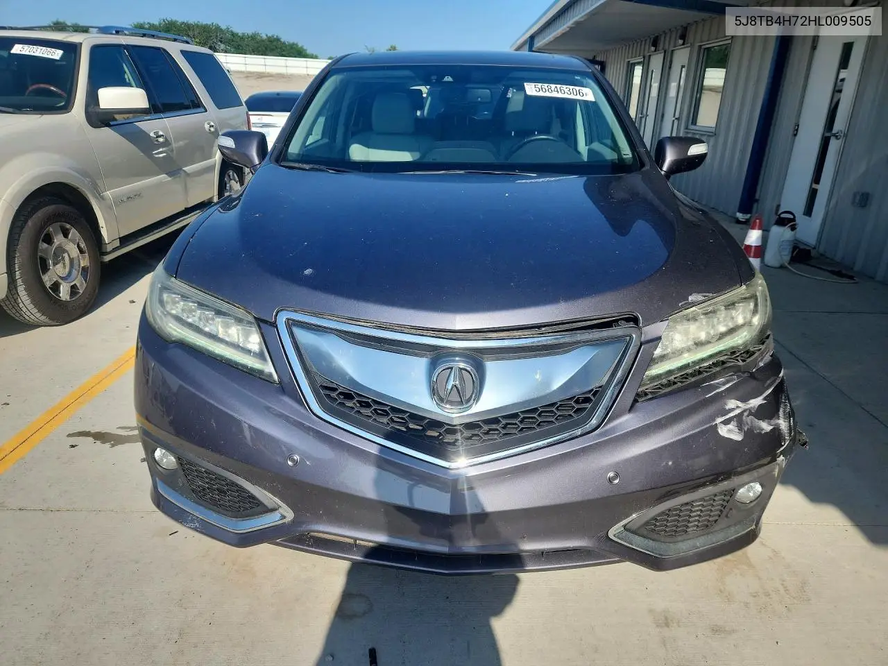 2017 Acura Rdx Advance VIN: 5J8TB4H72HL009505 Lot: 56846306