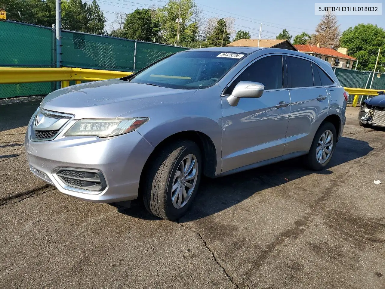 2017 Acura Rdx VIN: 5J8TB4H31HL018032 Lot: 59338566